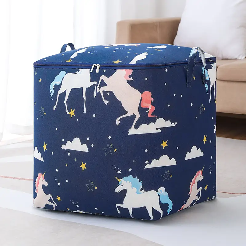 Oxford Cloth Quilt Storage Bag 100L Drawstring Basket - Image 2