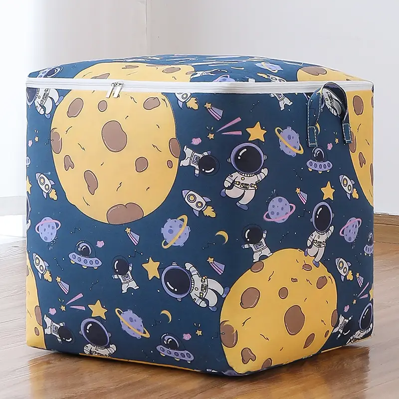 Oxford Cloth Quilt Storage Bag 100L Drawstring Basket - Image 5