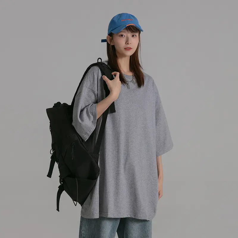 Women Purple Loose Sleeve T-Shirt Spring 2021 - Image 7