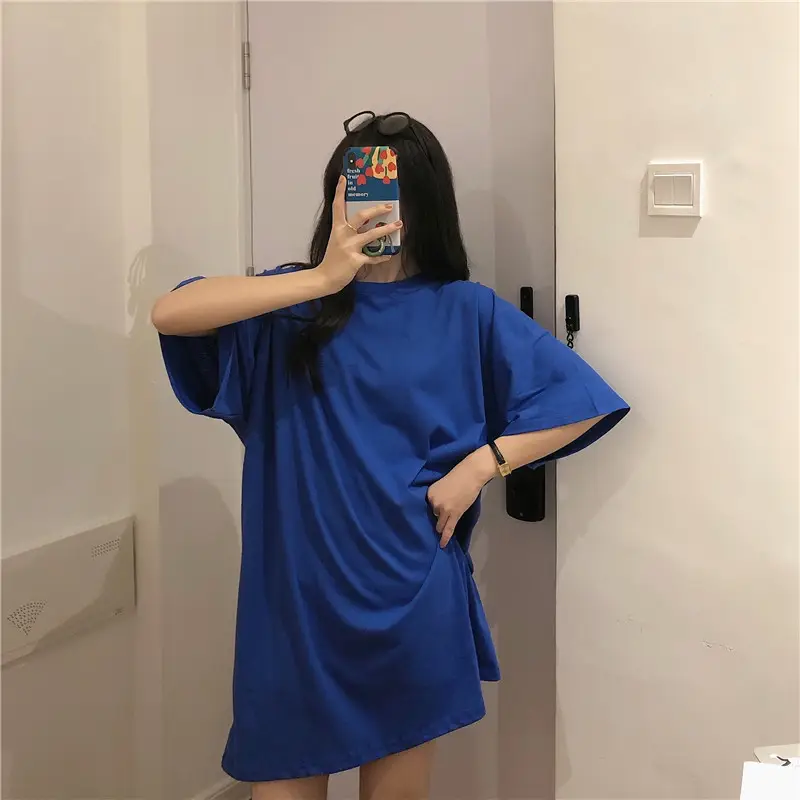 Women Purple Loose Sleeve T-Shirt Spring 2021 - Image 9