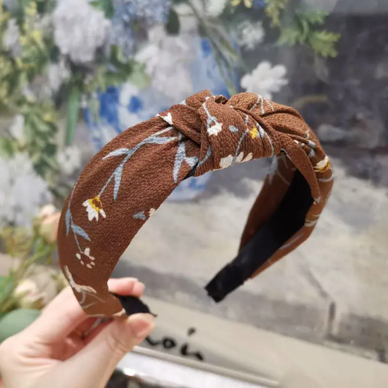 Purple Cross-Knotted Hairband for Women — feature 10