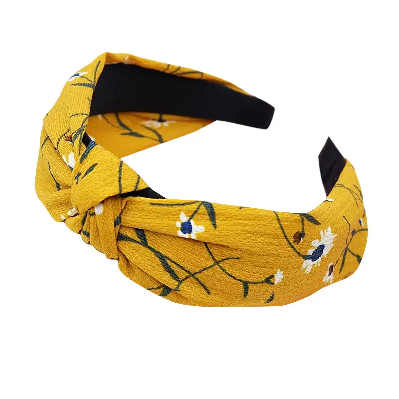 Purple Cross-Knotted Hairband for Women — feature 4