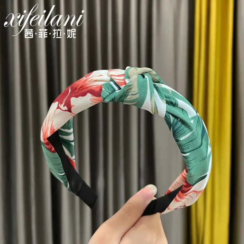 Purple Cross-Knotted Hairband for Women - Image 26