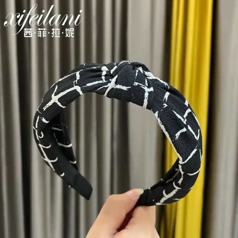 Purple Cross-Knotted Hairband for Women - Image 27