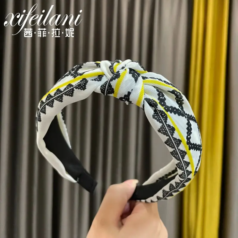 Purple Cross-Knotted Hairband for Women - Image 29