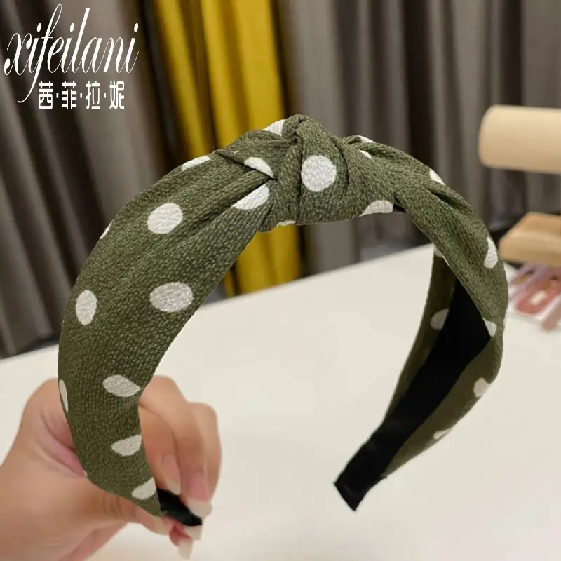 Purple Cross-Knotted Hairband for Women - Image 36