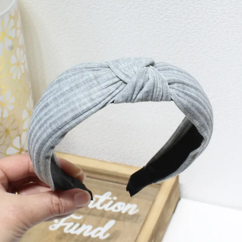 Purple Cross-Knotted Hairband for Women - Image 50