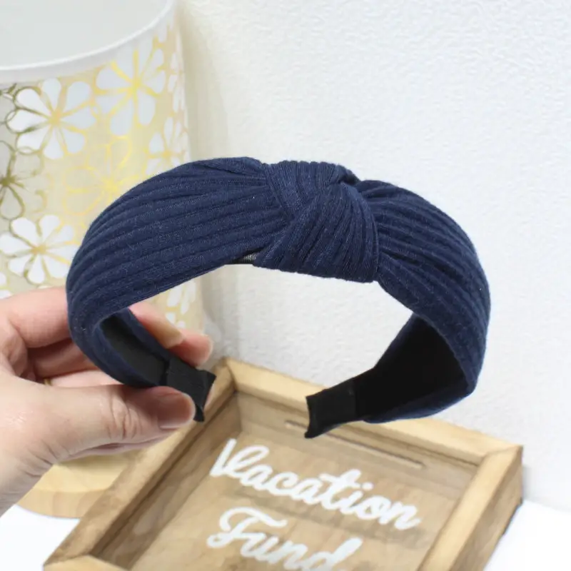 Purple Cross-Knotted Hairband for Women - Image 52