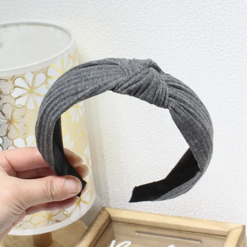 Purple Cross-Knotted Hairband for Women - Image 54