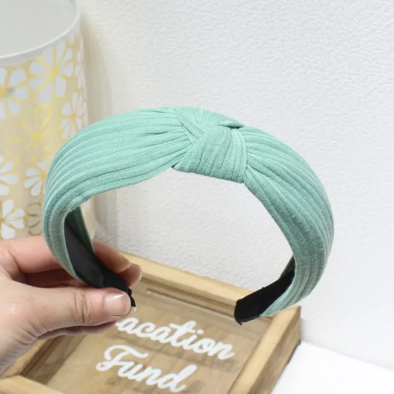 Purple Cross-Knotted Hairband for Women - Image 55