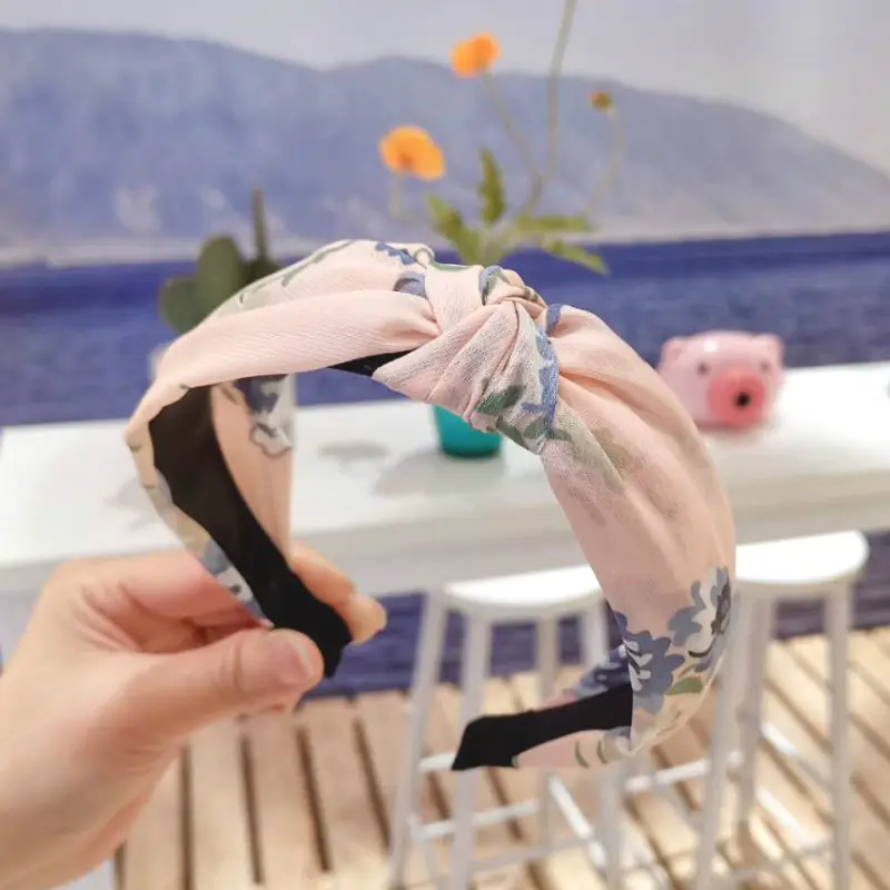Purple Cross-Knotted Hairband for Women - Image 71