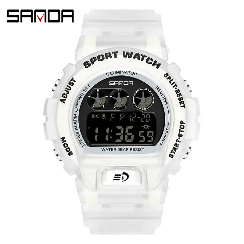 Sanda Multifunctional Digital Watch for Men Women
