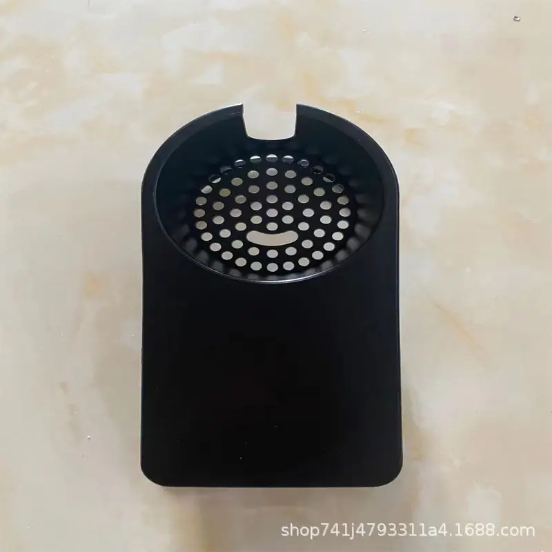 Blue Plastic Desk Cup Holder with Drain