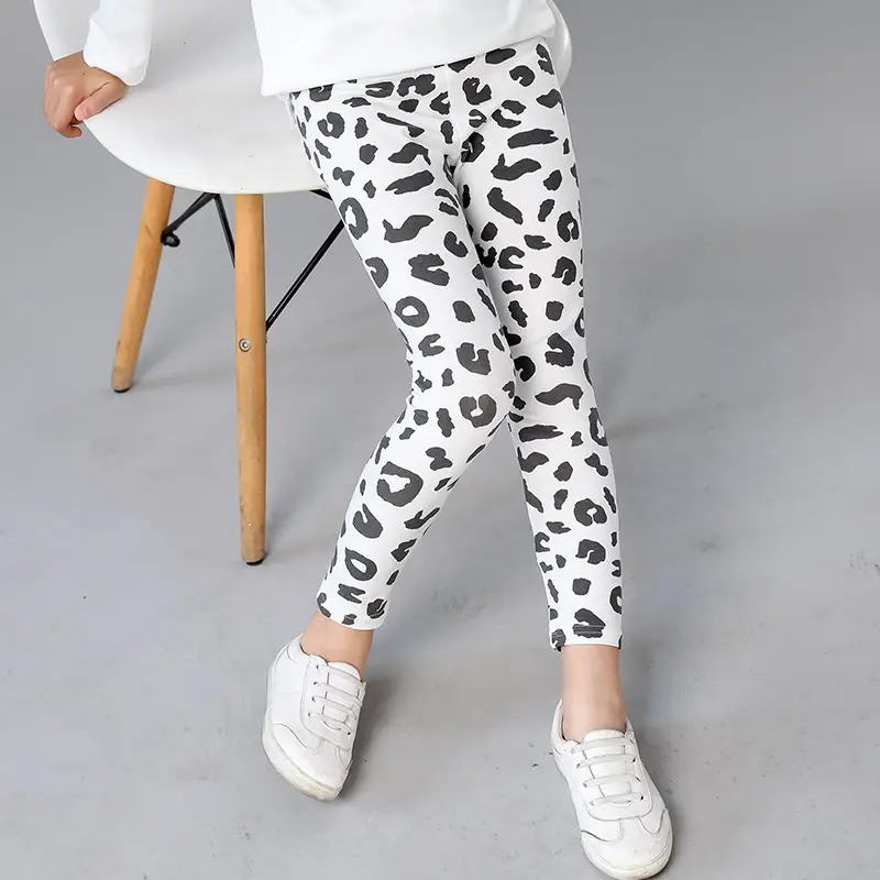 Kids Printed Pants Set 3-11 Years Old Rainbow Gold - Image 4