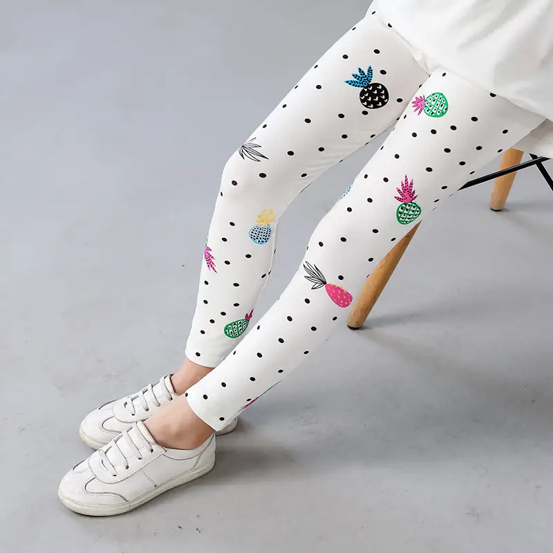 Kids Printed Pants Set 3-11 Years Old Rainbow Gold - Image 5