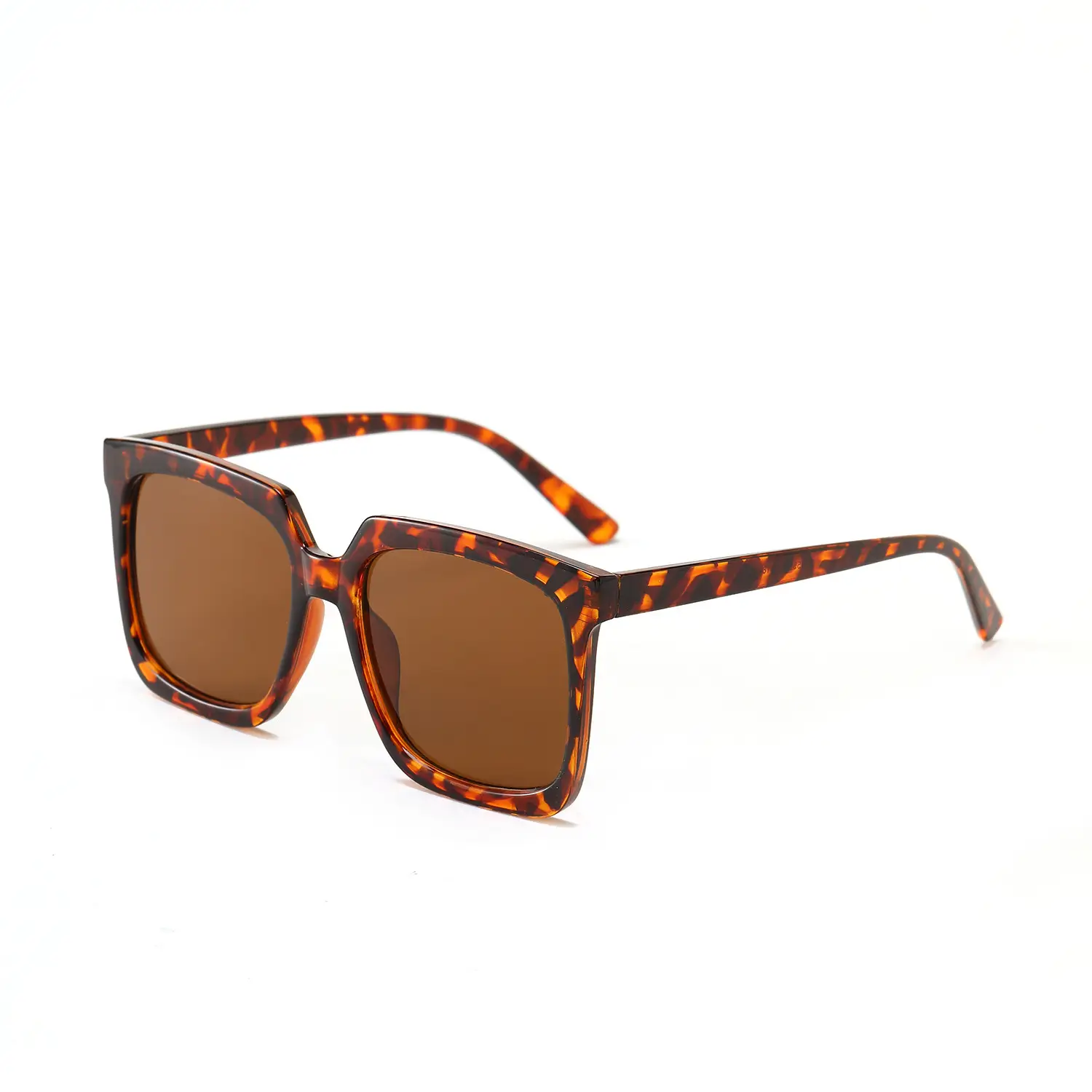 Xunge Square Sunglasses Beige Women Men