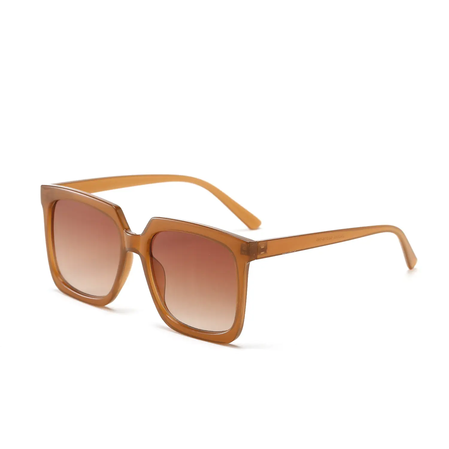Xunge Square Sunglasses Beige Women Men