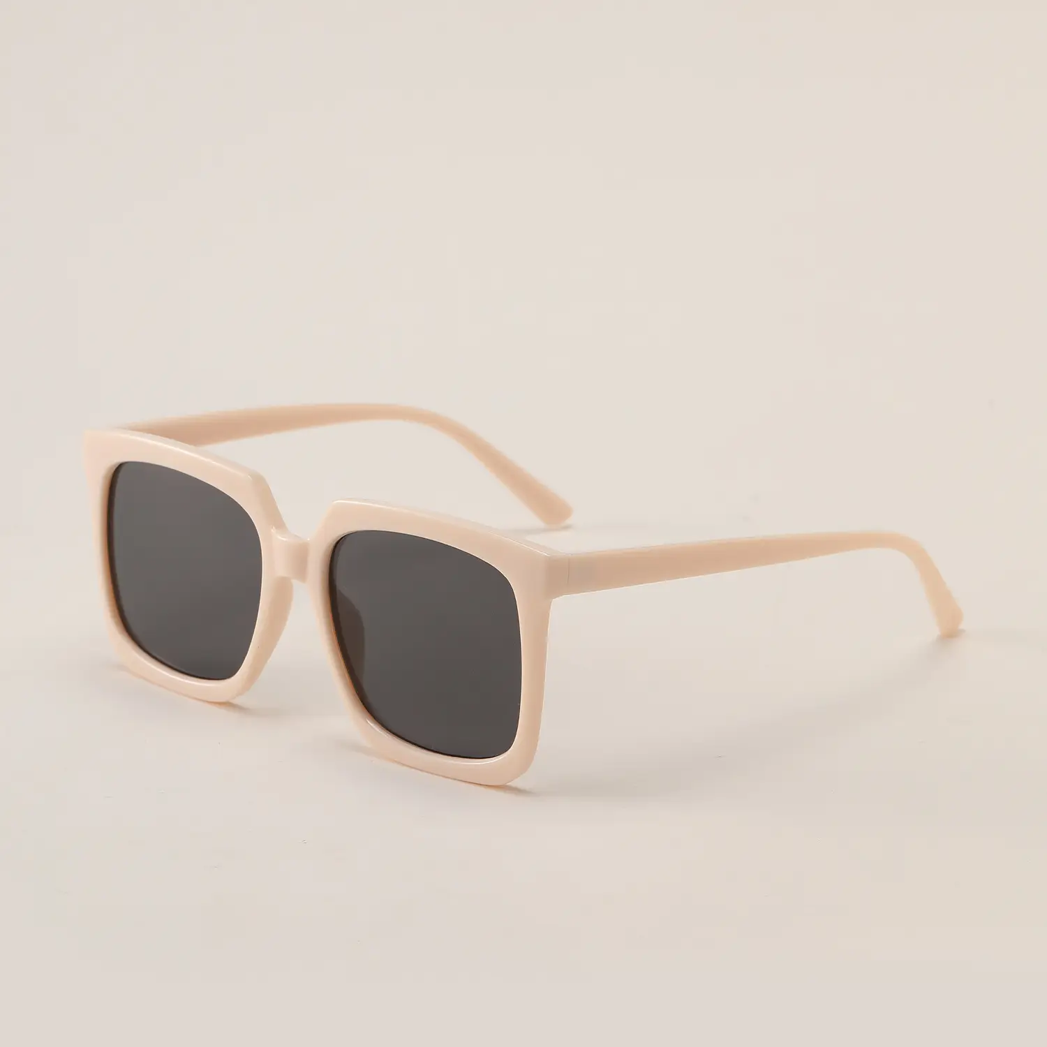 Xunge Square Sunglasses Beige Women Men