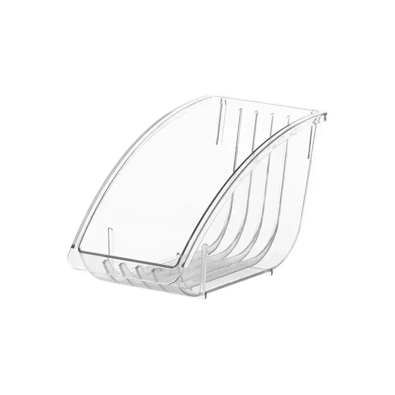 Transparent 5-Compartment Kitchen Dish Rack - Image 6