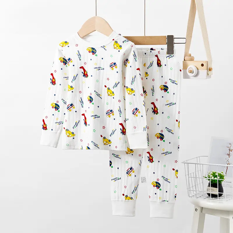 Autumn & Winter Cotton Pajamas Set for Boys Girls - Image 13