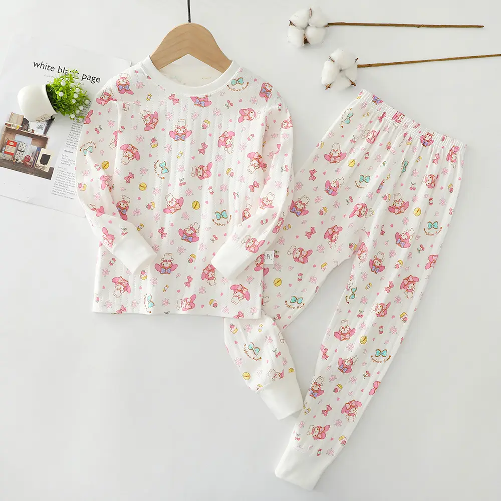 Autumn & Winter Cotton Pajamas Set for Boys Girls - Image 4