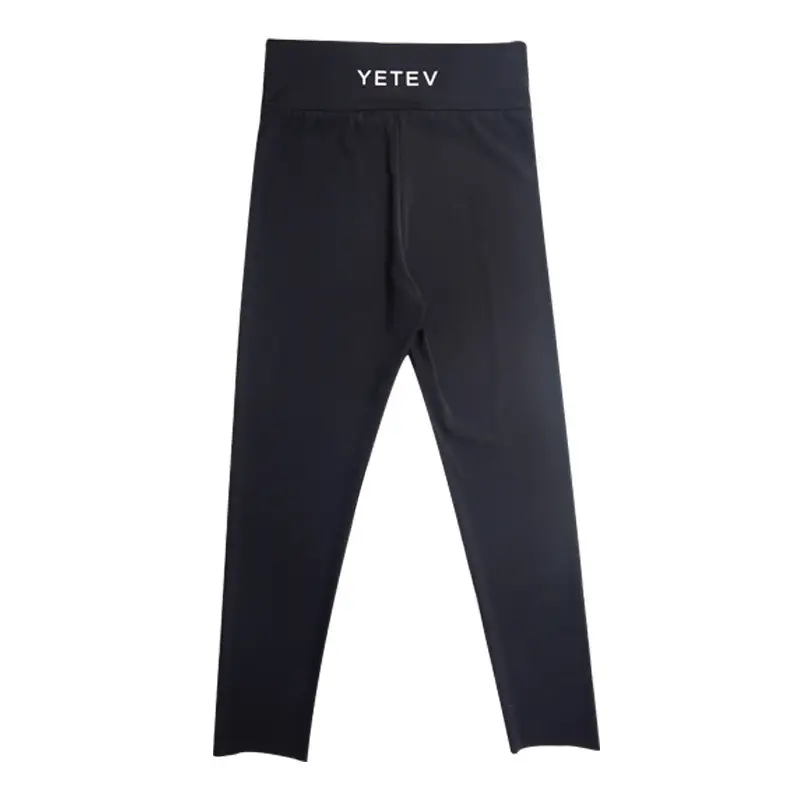 Women High-Waisted Stretchy Slimming Leggings Black - Image 7