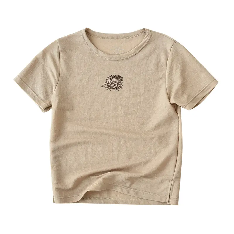 Kids T-Shirt White Cotton Penguin Design Medium Large - Image 9