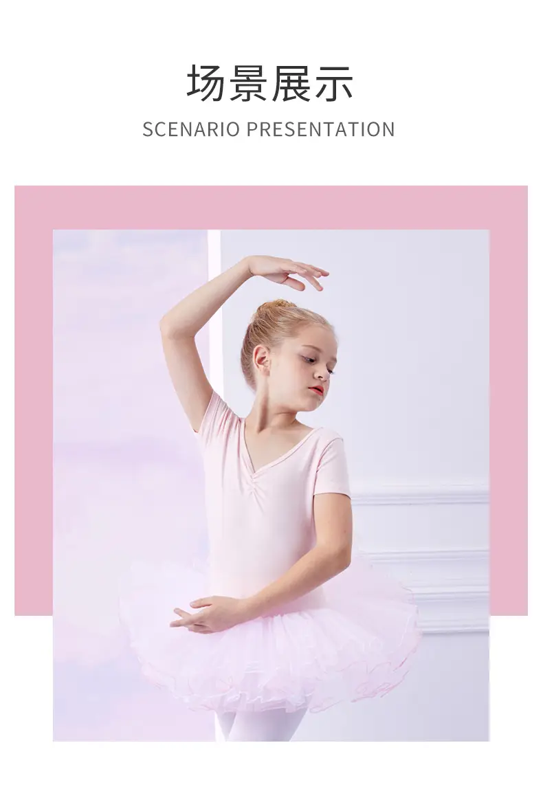 Pink Long Sleeve Chinese Dance Dress for Girls — feature 6