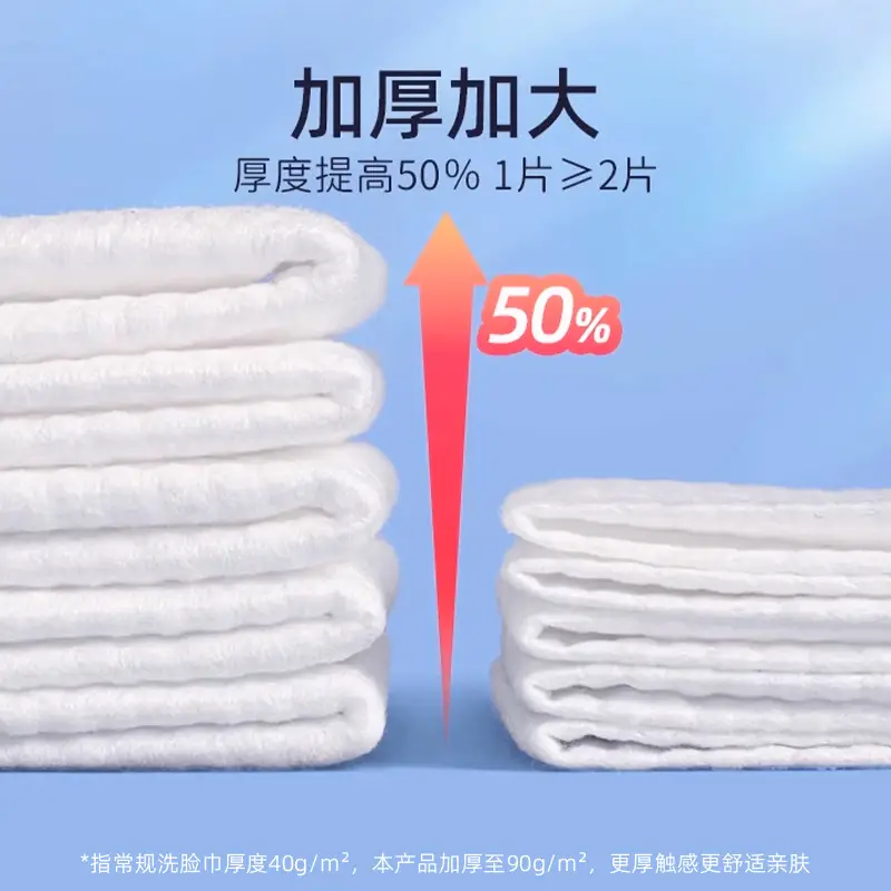 600g White Pearl Texture Face Towel for Women - Image 4
