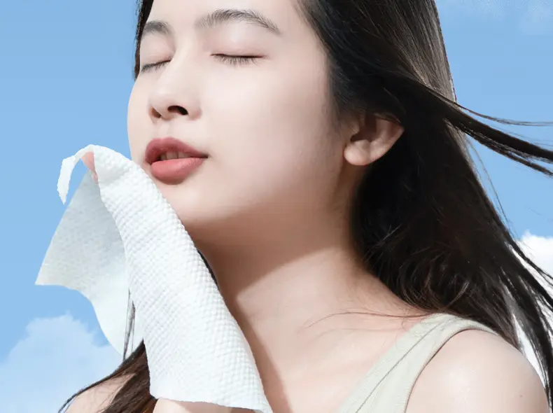 600g White Pearl Texture Face Towel for Women — feature 11