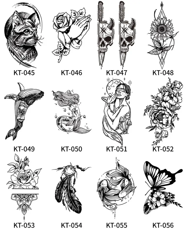 Herbal Juice Tattoo Sticker for Women — feature 25
