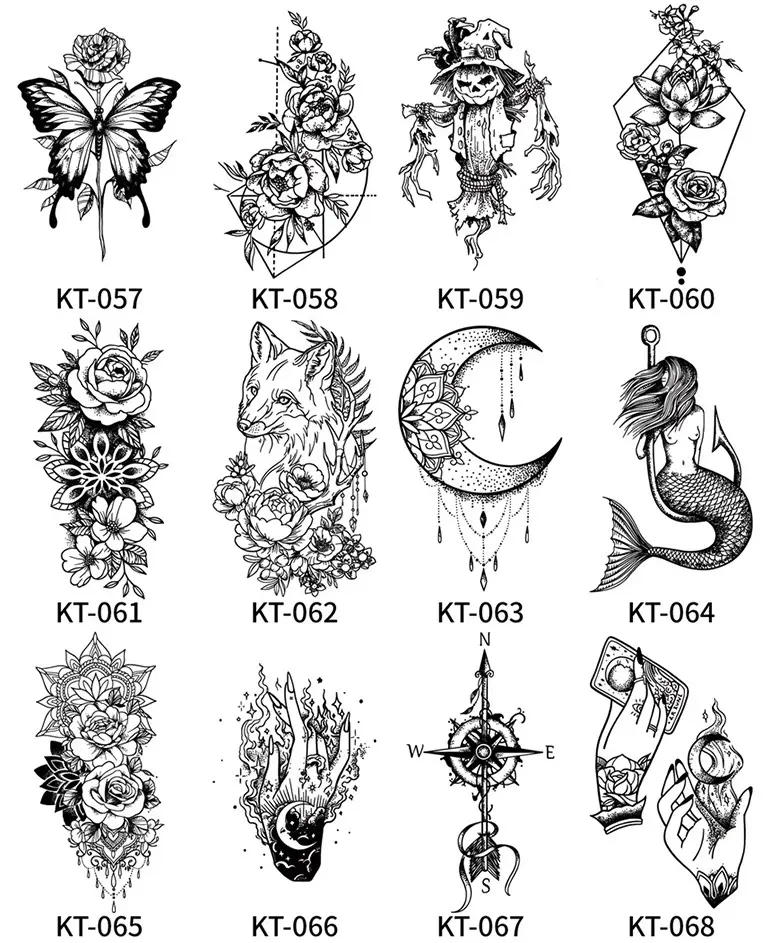 Herbal Juice Tattoo Sticker for Women — feature 26