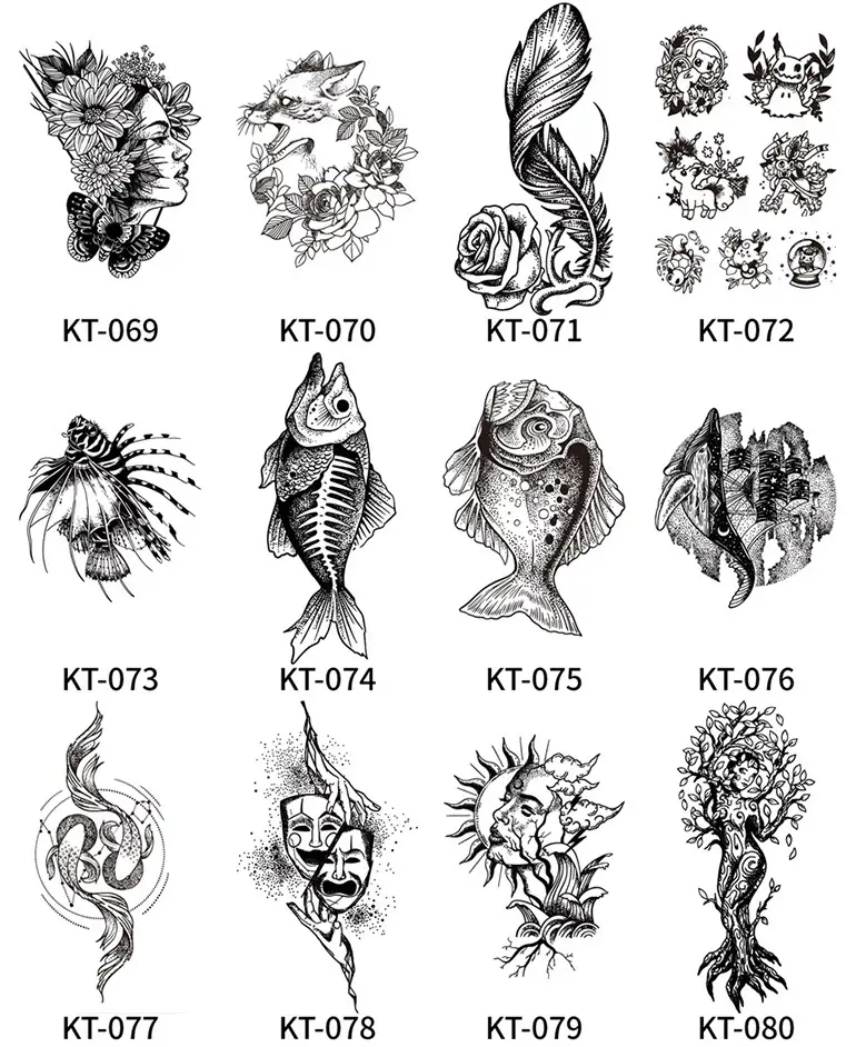 Herbal Juice Tattoo Sticker for Women — feature 27