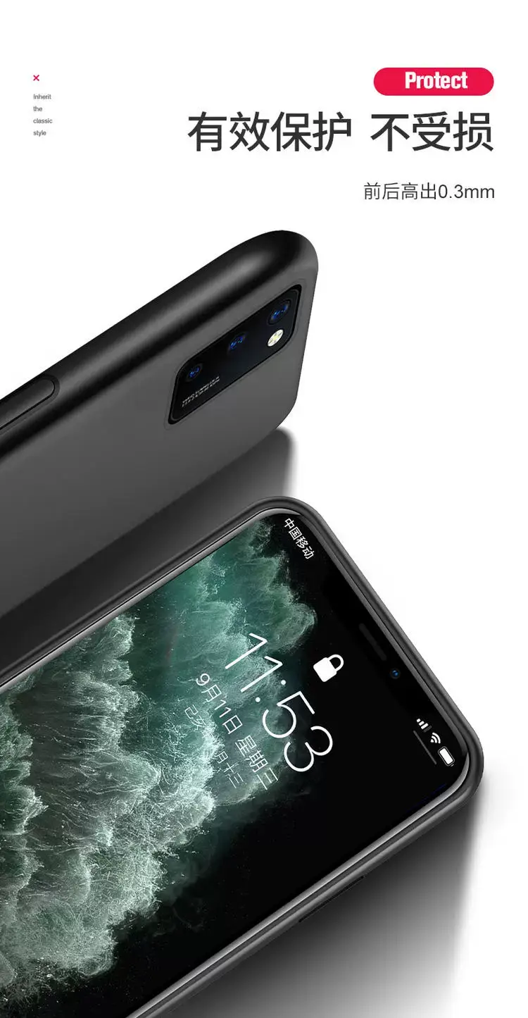 Honor V30 Pro Silicone Protective Case Blue — feature 7
