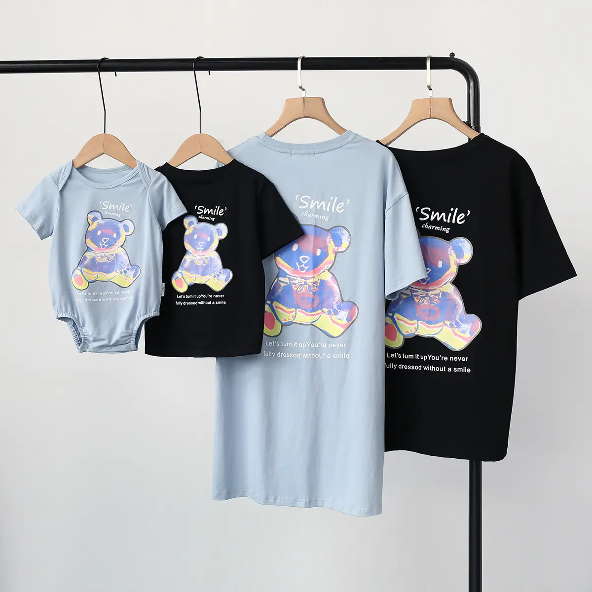 Baby T-Shirt Light Blue Summer Design