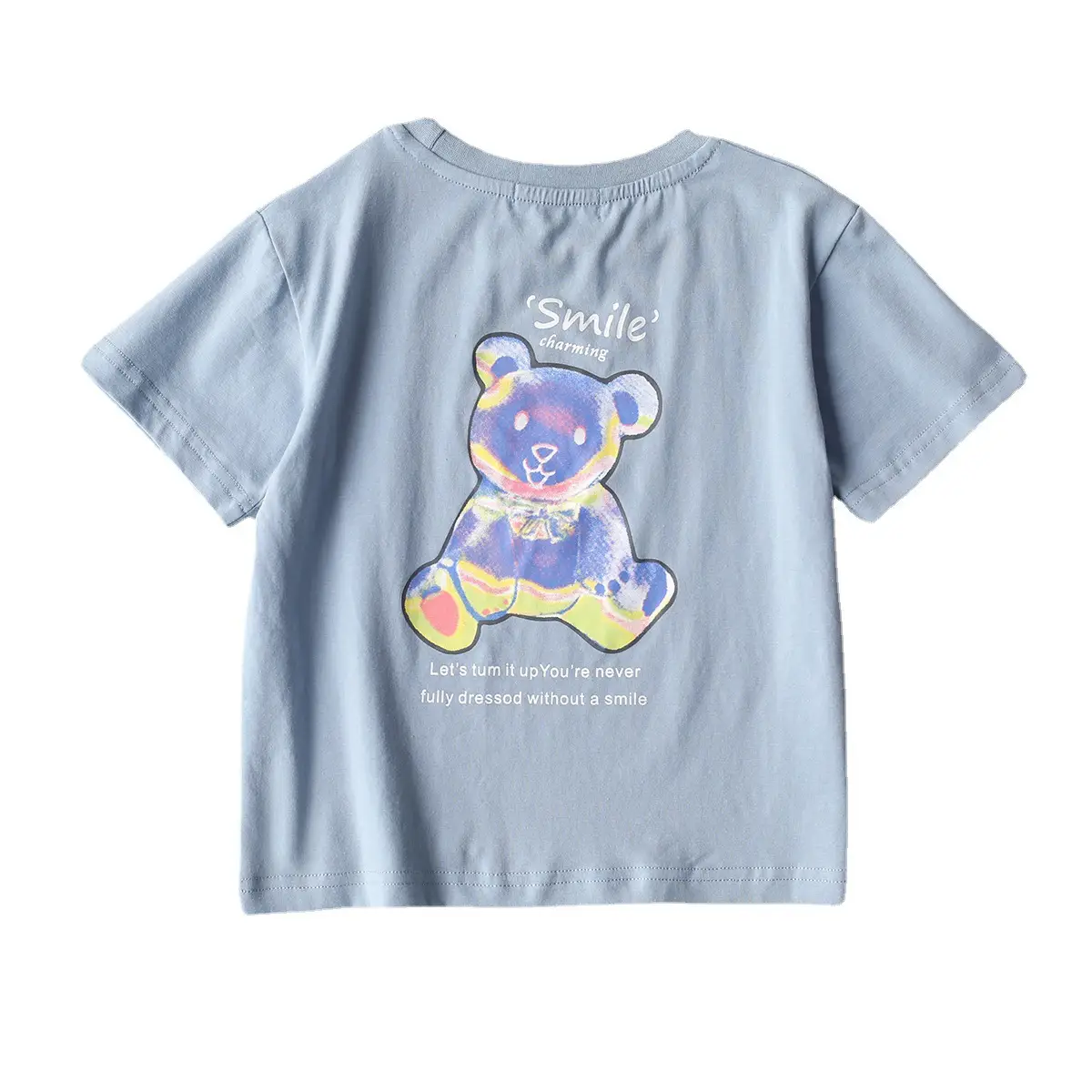 Baby T-Shirt Light Blue Summer Design