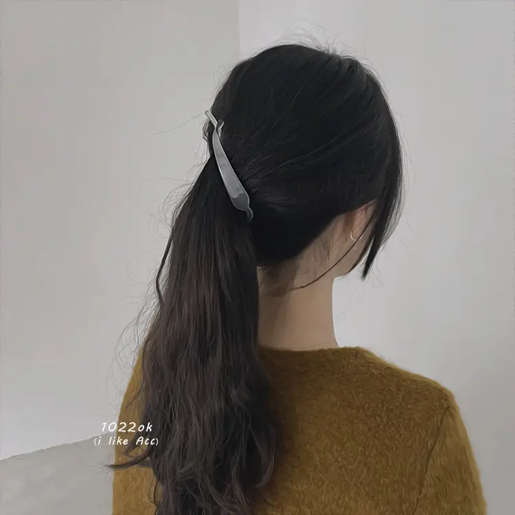 Korean Banana Clip Pony Tail Clip for Women - Image 11