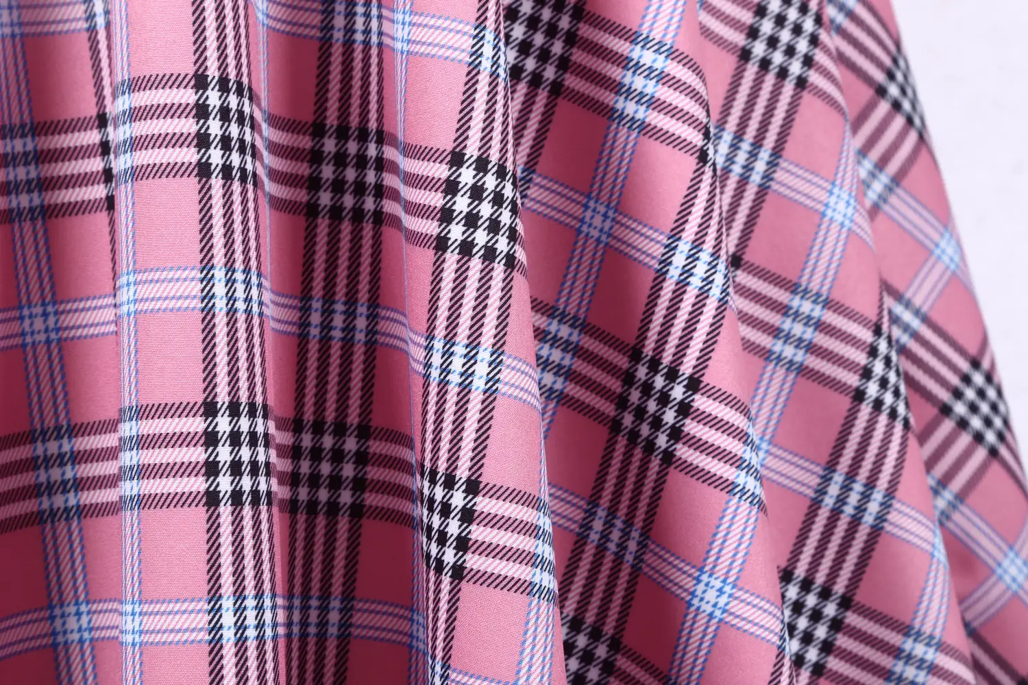 2021 Vintage Plaid Collar Dress with Belt — feature 8