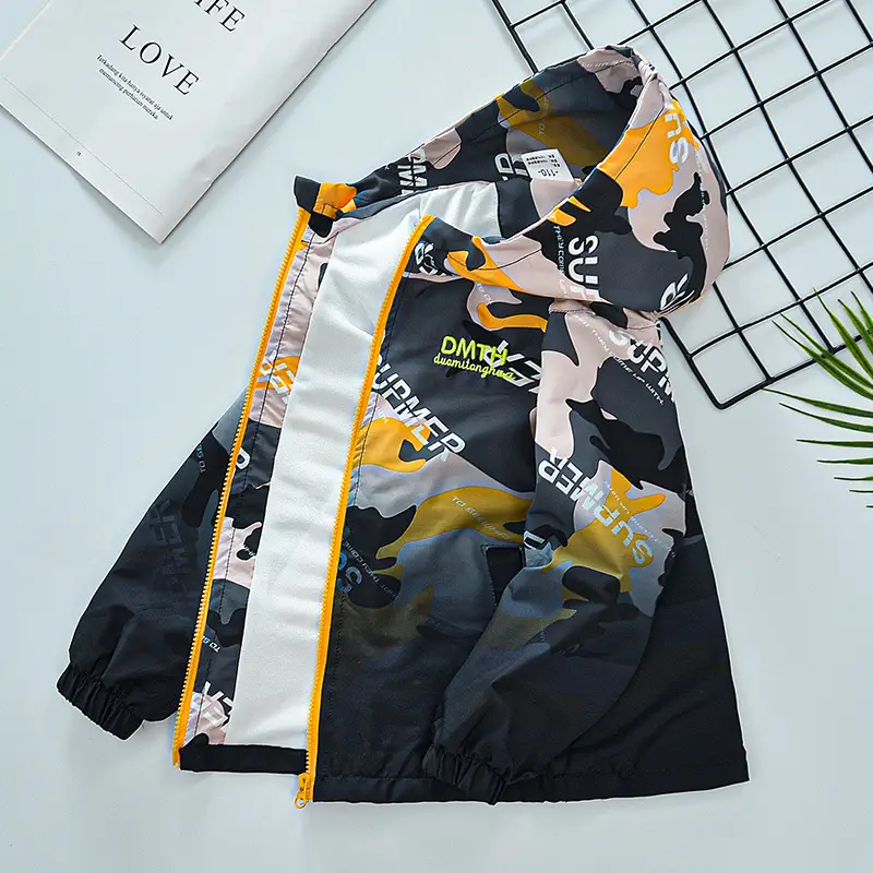 Kids Korean Style Hooded Jacket 2025 Spring Fall New Trendy - Image 4