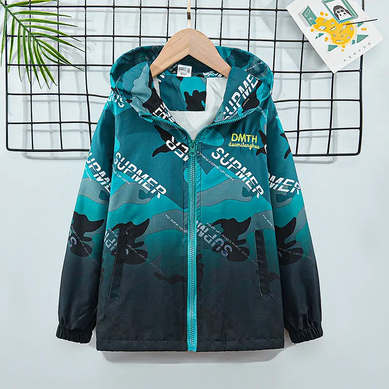 Kids Korean Style Hooded Jacket 2025 Spring Fall New Trendy - Image 5