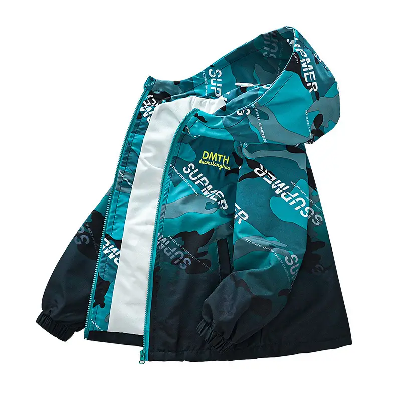 Kids Korean Style Hooded Jacket 2025 Spring Fall New Trendy - Image 7
