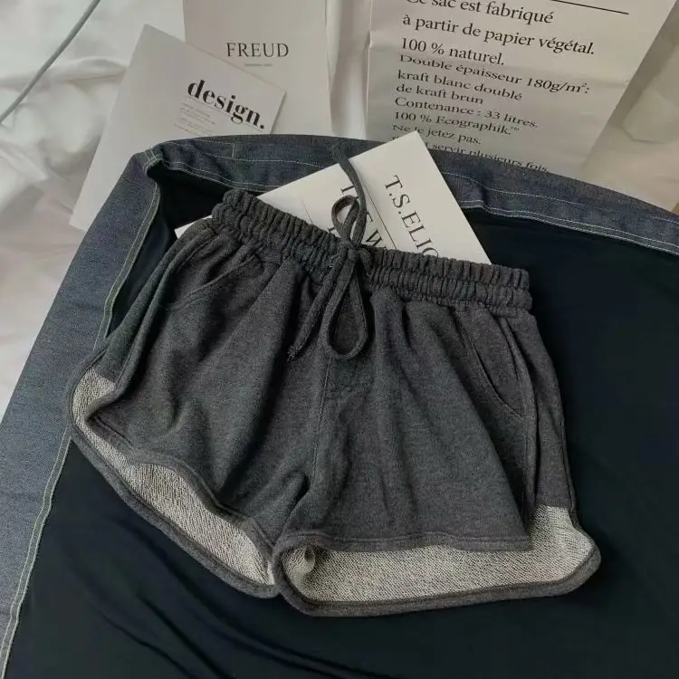 Men Grey Sweatpants Summer 2021 Slimming Loose Fit - Image 6