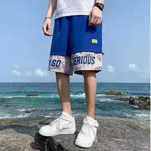Men Grey Sweatpants Summer 2021 Slimming Loose Fit — feature 5