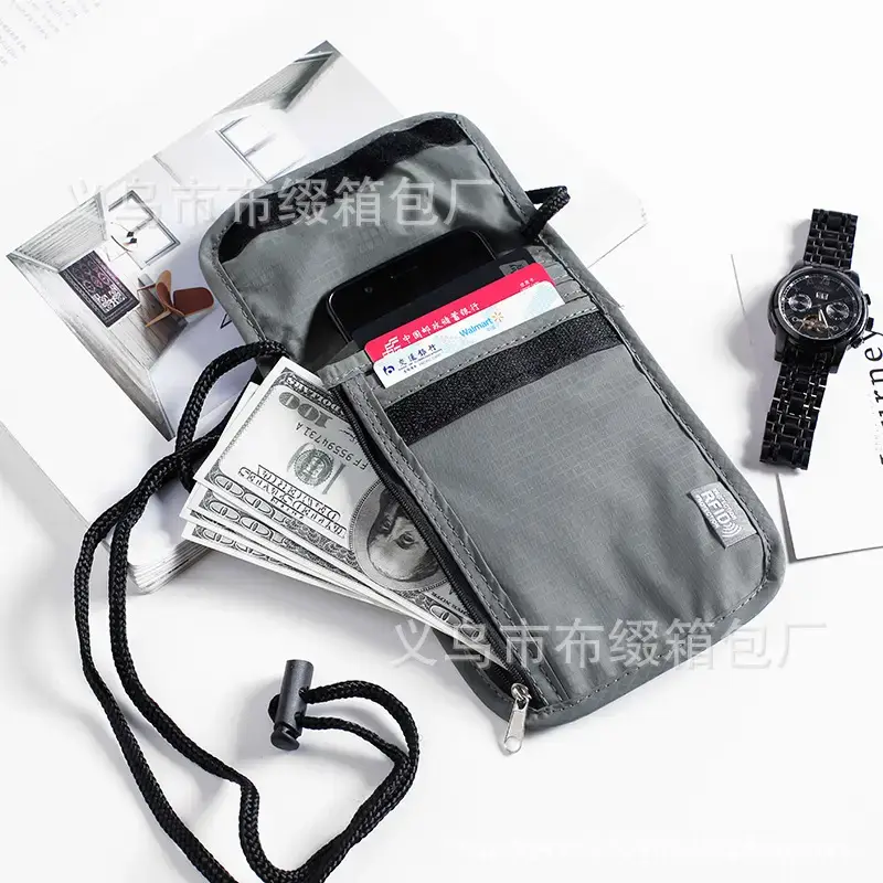 Waterproof Multi-Functional Passport Bag with RFID Mobile Holder - Image 13