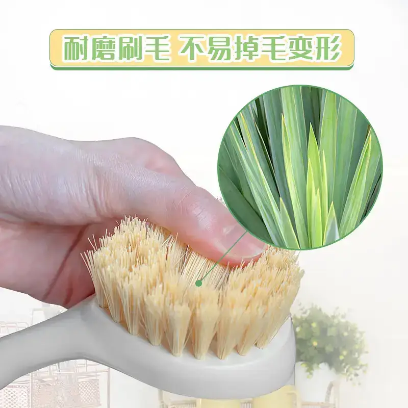 Miaojie Brush Pot Oil Washing Brush Long Handle Sisal Household Dish Brush - Image 4