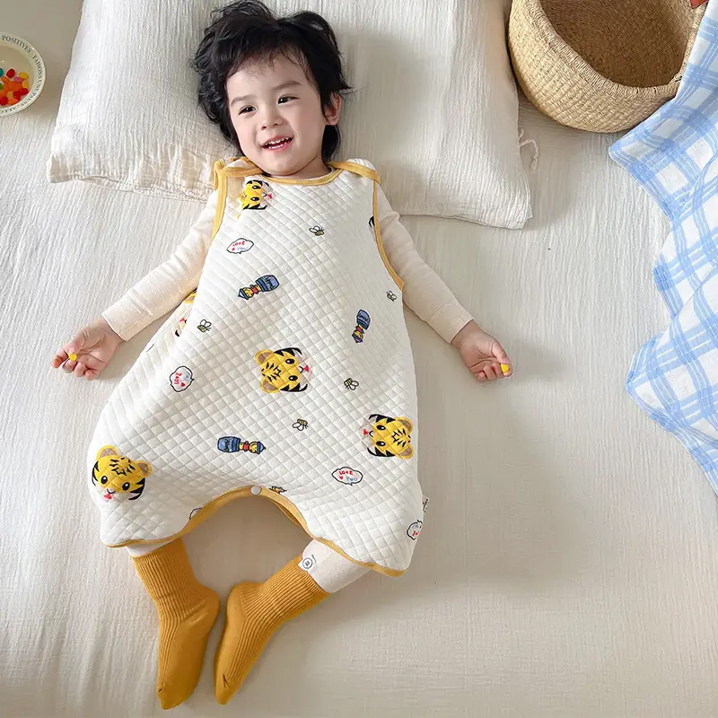 Happy Pig Baby Suit Silk Cotton Split Leg Sleepwear