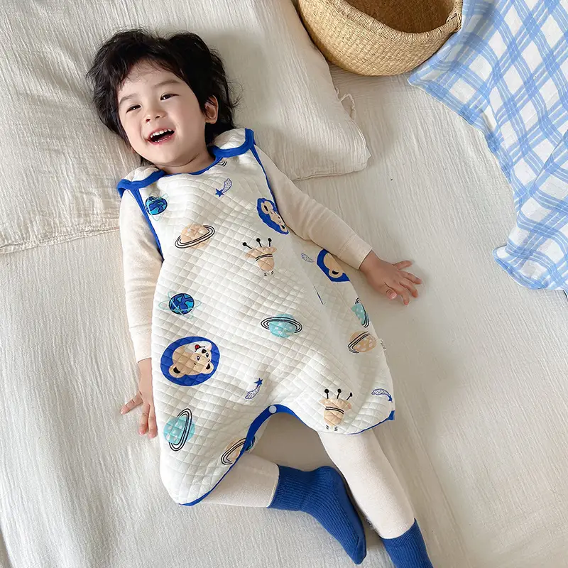 Happy Pig Baby Suit Silk Cotton Split Leg Sleepwear