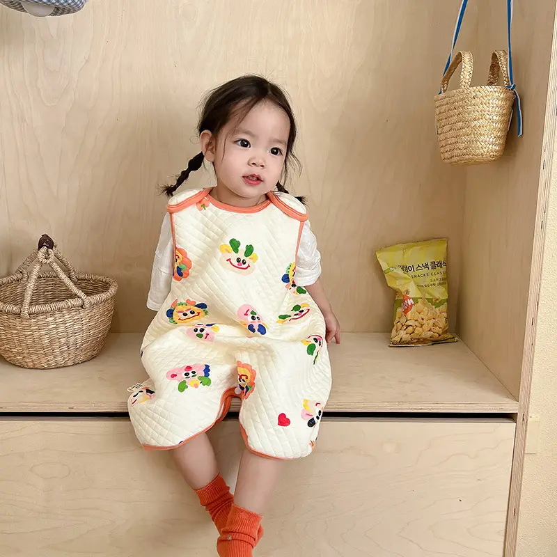 Happy Pig Baby Suit Silk Cotton Split Leg Sleepwear