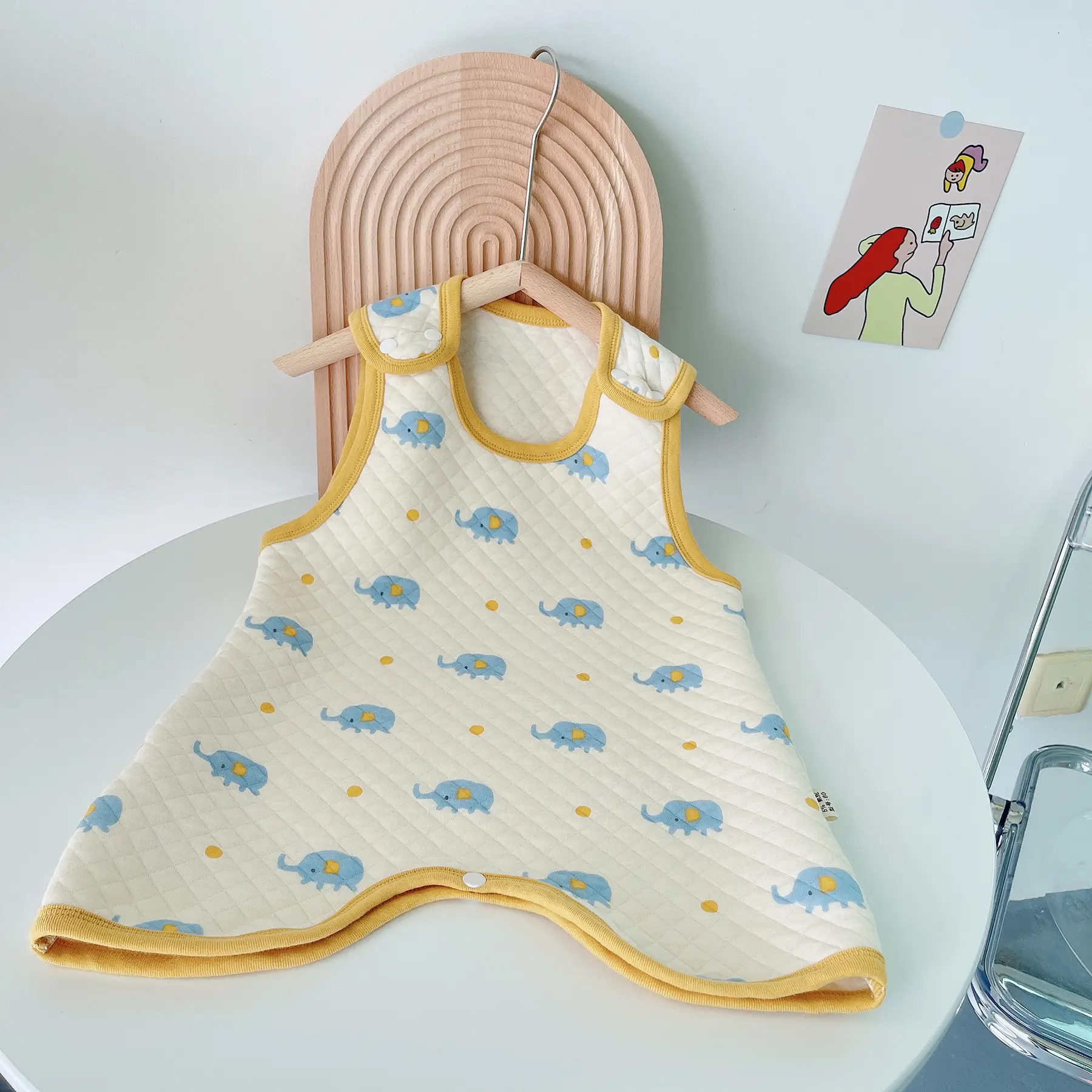 Happy Pig Baby Suit Silk Cotton Split Leg Sleepwear