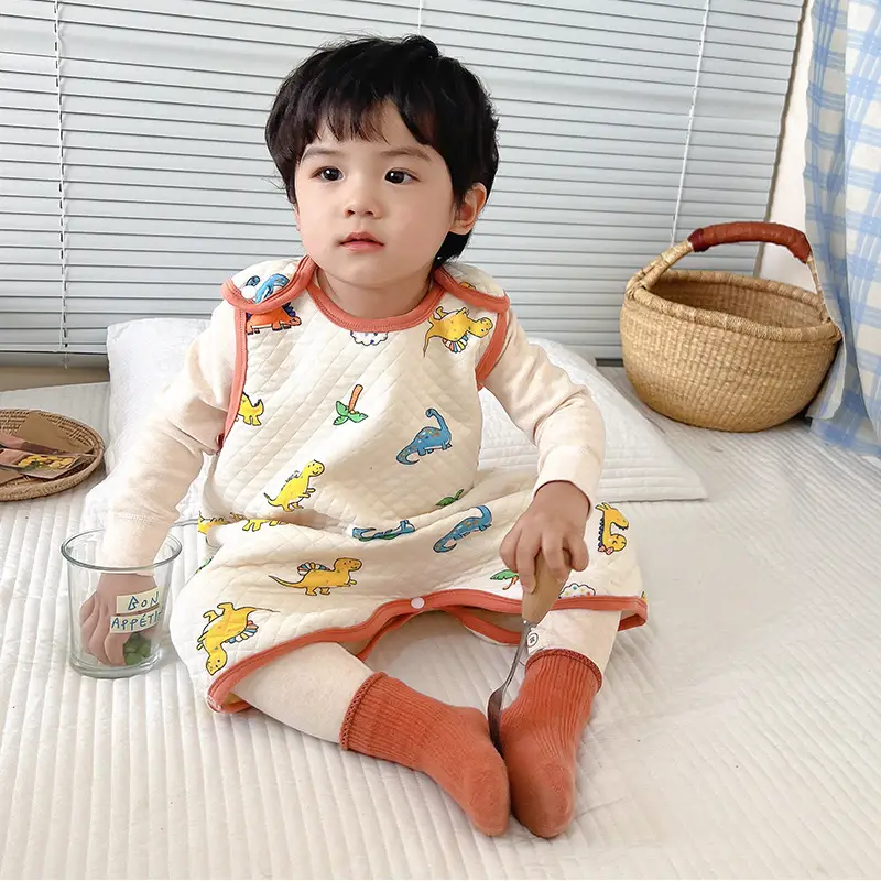 Happy Pig Baby Suit Silk Cotton Split Leg Sleepwear